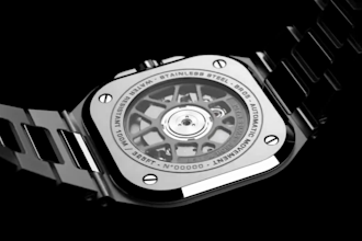 do 3d watch animation cgi wristwatch product rendering 3d jewelry video ads