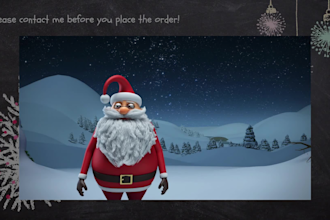 make a christmas greeting video and holiday video