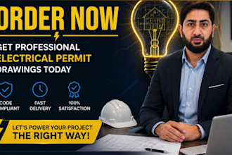 design electrical plans, autocad electrical permit drawings