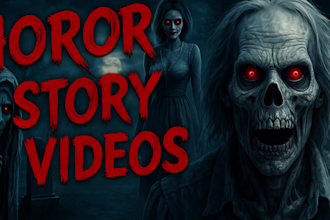 create dark terrifying ai scary stories and horror ghost videos