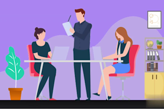 create aa animated  corporate video for your brand services