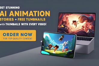 create stunning ai animation stories, ai video art, ai cartoon story