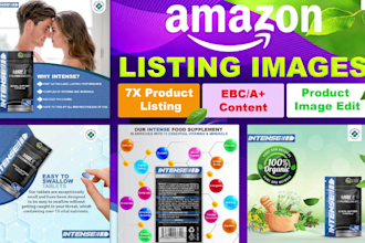design product listing images for amazon,shopify, etsy,ebay