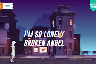 create trendy lyric video