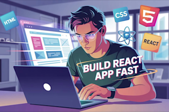 create a fast and responsive web app with reactjs and clean code