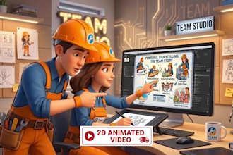 create 2d animated videos for ads, sales and marketing