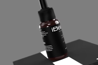 create 3d cosmetics animation and 3d perfume animation video