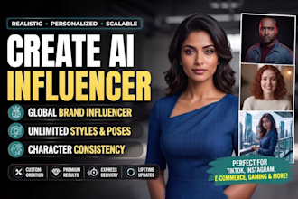 design hyper realistic ai avatars and virtual influencers