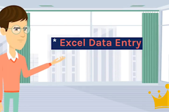 data entry, web research, arrange your data