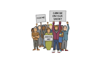 produce a news info element for your radio show or podcast