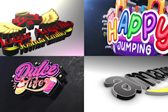create glorious logo animation or youtube intro video