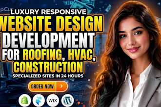 do contractor website that books more appointments, hvac and roofing website