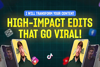 do short video editing for youtube shorts, instagram reels, tiktok video editing