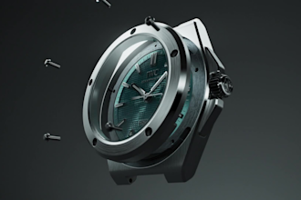 do 3d watch animation 3d product video ads 3d jewelry animation cad watch design