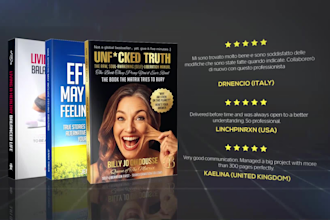 do premium paperback design, kdp ebook cover or book cover
