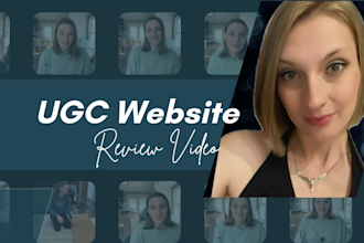 create a review or product demo video for website or social media