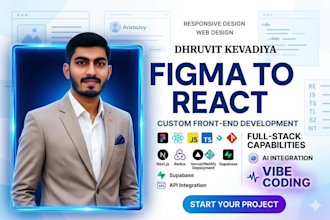 transform figma to reactjs nextjs frontend with deployment on vercel, netlify