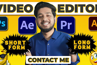 edit eye catching long form and short form videos