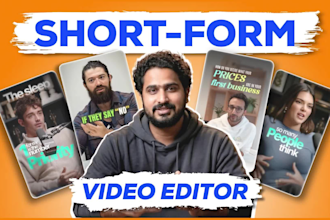do talking head youtube, instagram short form video editing for coaches