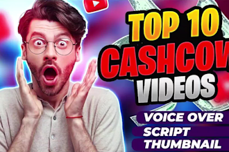 create top 10 cash cow faceless videos and cash cow youtube automation channel