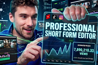 create viral instagram reels, tiktoks and yt shorts edit