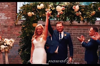 edit your cinematic and artistic wedding video with a stunning promo video