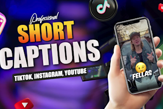 edit shorts, reels, tiktoks with captions