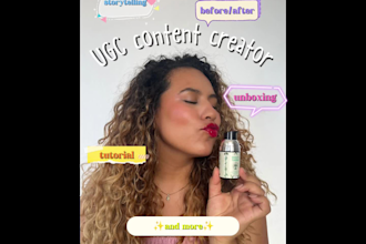 do ugc video for tiktok and instagram in spanish or english