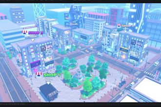 design custom full roblox city map, lobby, terrain and 3d game world environment