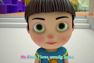 do 3d animation video, 3d music video, 3d kid animation, commercial animation