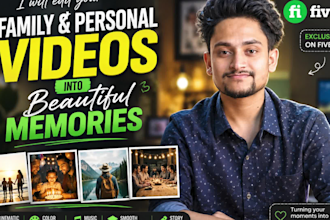 edit your family and personal videos into beautiful memories