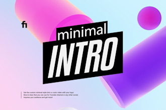 create custom video intro