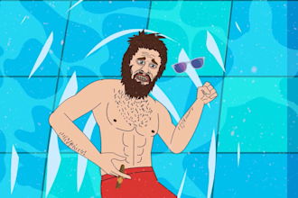 create awesome 2d cartoon character animation
