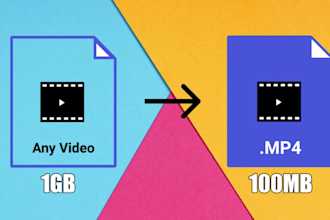 compress large unlimited size video any format