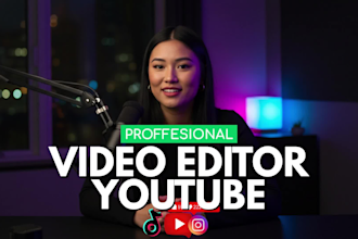 do youtube talking head video editing with motion graphics