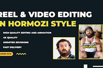 edit your instagram reels and videos in hormozi style