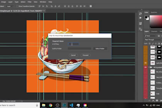 create photoshop  scripts and actions