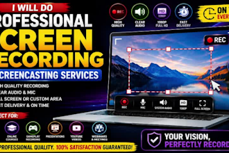record professional screen recordings and tutorial videos