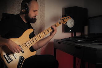record a professional bass guitar track for your song