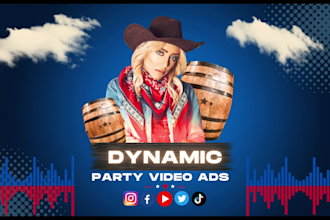 create event promo, 360 photobooth, music party short video ads