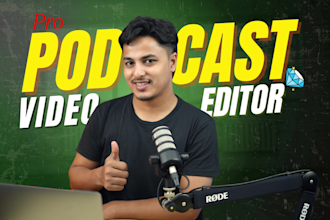 do podcast video editing, podcast intro video editing