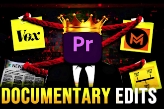 edit faceless documentary videos for youtube in magnates media, james jani style