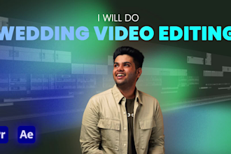 do wedding video editing professionally