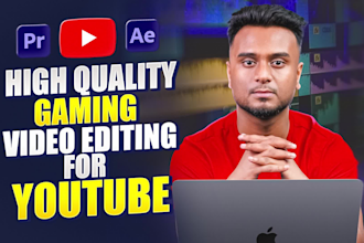 create advanced gaming edits for youtube, twitch, or tiktok
