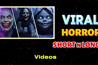 create creepy horror videos and scary stories for youtube