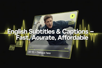 write subtitles and captions in srt for youtube or any video