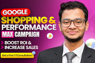 set up, manage google shopping performance max ads to boost roi sales