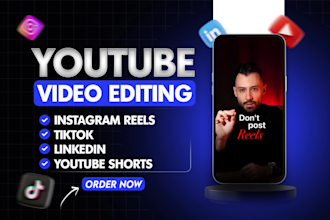 edit youtube videos and short videos for reels and shorts