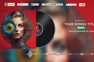 make youtube and instagram music visualizer for your song