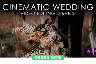 do breathtaking cinematic wedding video editing